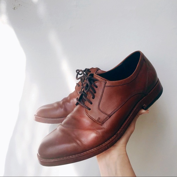 Coach Other - Coach • Andrew Derby Leather Dress Shoe in Brown